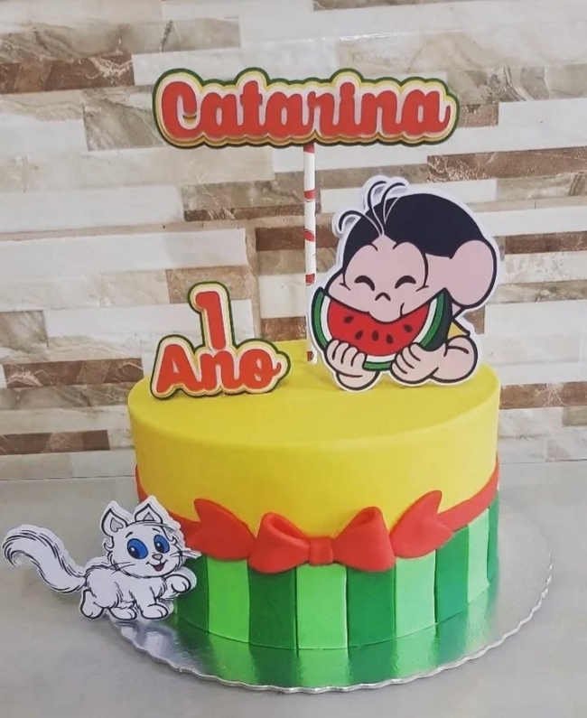 29 topo de bolo Magali 1 ano @clipapel3