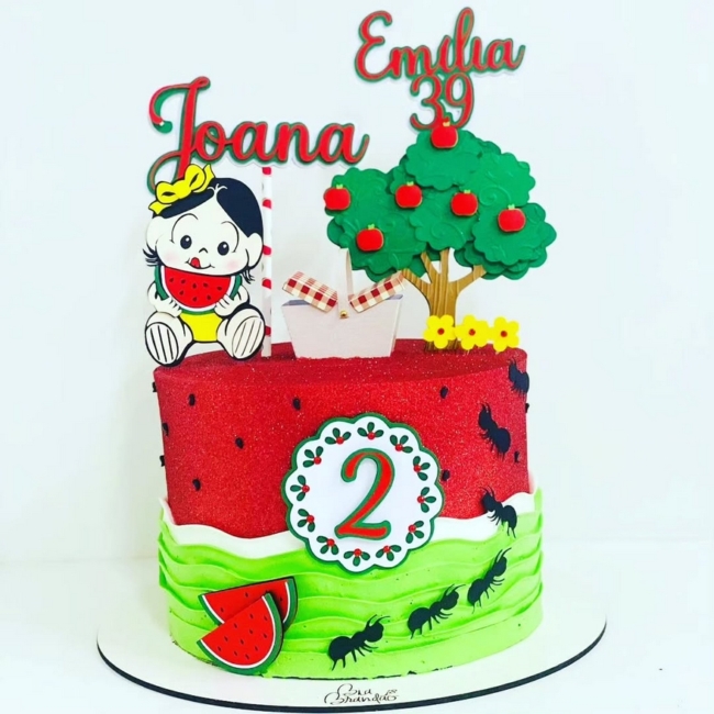 3 topo de bolo Magali baby @personalizados ssa