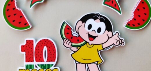 31 topo de bolo Magali personalizado @sonhealto papelariafestas