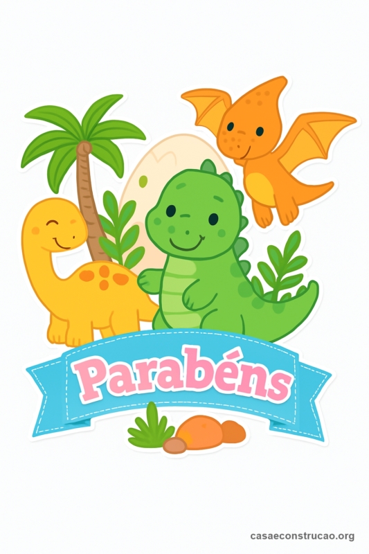 31 topo de bolo dinossauro grátis para imprimir