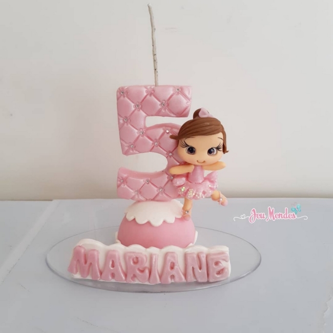 6 topo de bolo bailarina biscuit @atelier jeumendes biscuit