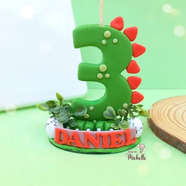 7 topo de bolo dinossauro em biscuit @biscuitdamichelle