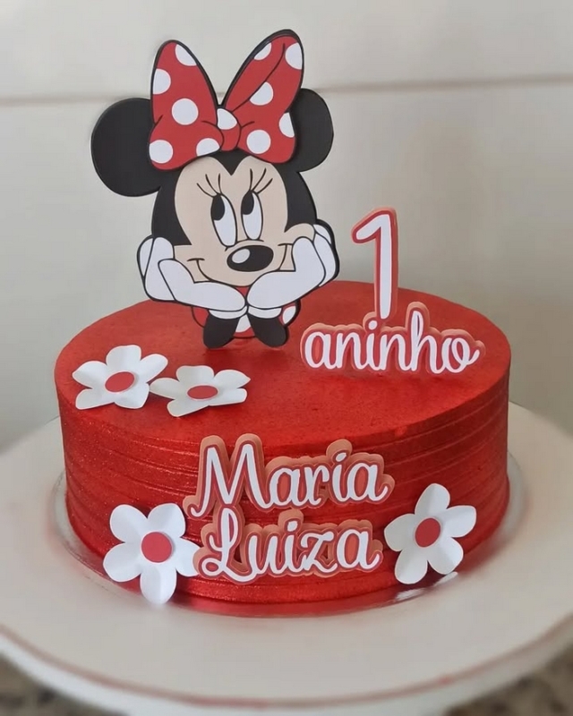 9 topo de bolo Minnie vermelha @pytybolos