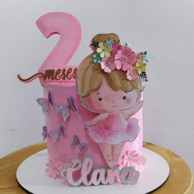 9 topo de bolo bailarina baby @allen bolos