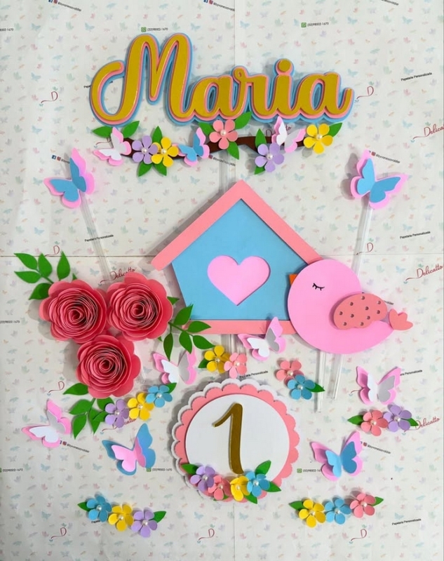 10 topo de bolo jardim encantado 1 ano @byvanessavaldier