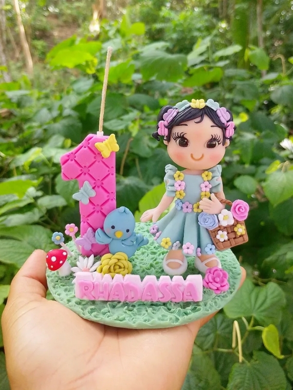 19 topo de bolo jardim encantado em biscuit @maryvasconcelos artes