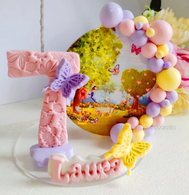 24 topo de bolo jardim encantado em biscuit @biscuit jessicavarella
