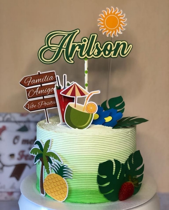 7 topo de bolo tropical masculino @omelhor da festa